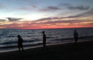 Crowds swarm Presque Isle for 4th Presque Isle sunset