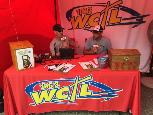 WCTL booth at CelebrateErie 2018