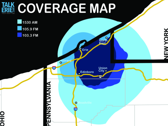 Coverage Map for TalkErie.com