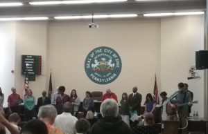 Area Christians Gather at Erie City Council Chambers for National Day of Prayer NDOP 2018