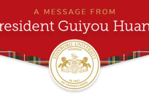 Edinboro University to release 21 permanent faculty A Message from President Guiyou Huang