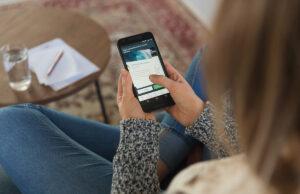 Multifactor Identification can Protect Your Information woman with phone