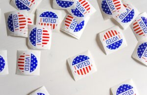 Vote in the ‘I Voted’ sticker design contest I Voted