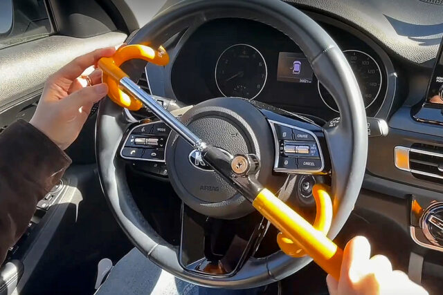 Steering wheel lock