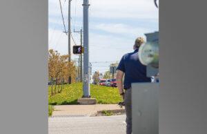 Millcreek and Summit Township implementing cutting-edge traffic technology crossing walk