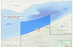 NOAA to host two virtual meetings this week on proposed Lake Erie Quadrangle National Marine Sanctuary Lake Erie quadrangle