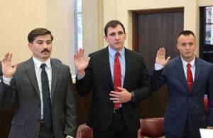 Three new officers sworn into the Erie Police Department New officers