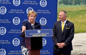 County Executive Brenton Davis, Erie County Redevelopment Authority announce major business park development to boost economic growth Mengine & Davis