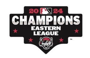 Seawolves Championship Trophy fan photo opportunity 2024 Eastern League Champions