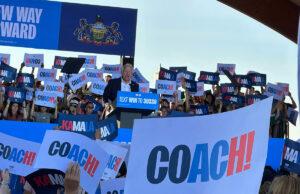 Walz visits Erie for campaign rally Walz-Erie