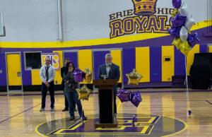 Erie welding teacher wins 2024 Harbor Freight Tools for Schools prize for teaching excellence Newell