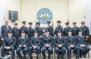 City of Erie Fire Department officially swears in 16 new fire fighters fire fighters