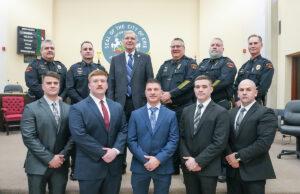 City of Erie Police Department swears in five new officers EPD
