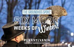 Phil: six more weeks of winter Groundhog Day