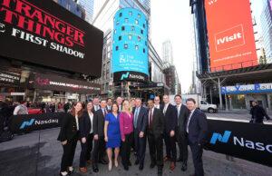 Erie Insurance (Nasdaq: ERIE) rings the Nasdaq Stock Market Opening Bell Monday morning Erie Insurance in Times Square, NY, NY