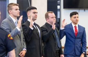 City of Erie Police Department Swears in four new officers EPD