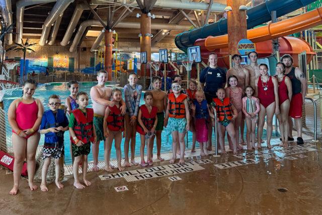 Splash Lagoon's World’s Largest Swimming Lesson