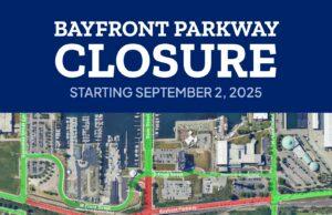Closure of the Bayfront Parkway in the City of Erie to start next week Bayfront Parkway Closure