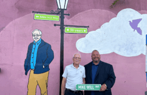 EMTA expands mural & honors long time employee with ECAT Mike Will Way