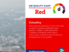 DEP declares statewide Code Red Air Quality Alert for Thursday Air Quality Alert: Red